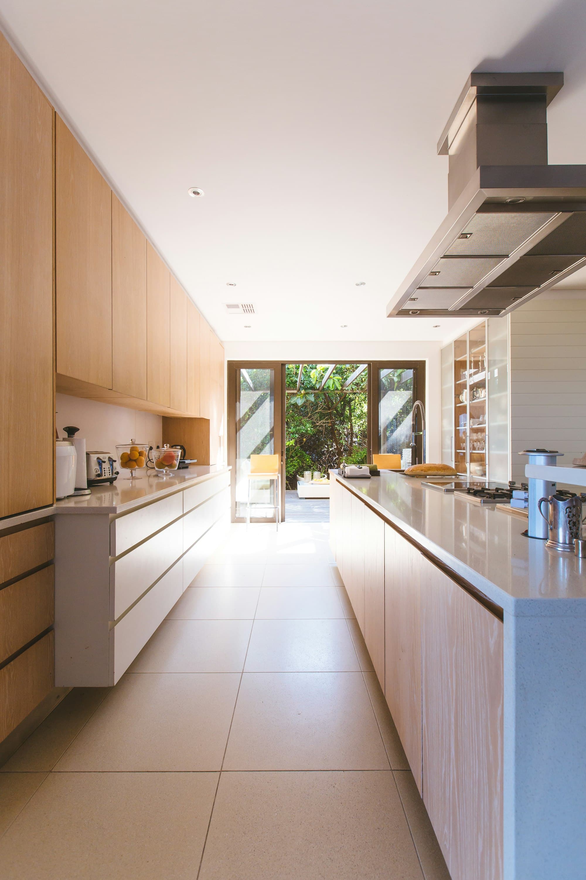 Compact apartment interior arranged to feel larger than its floor area