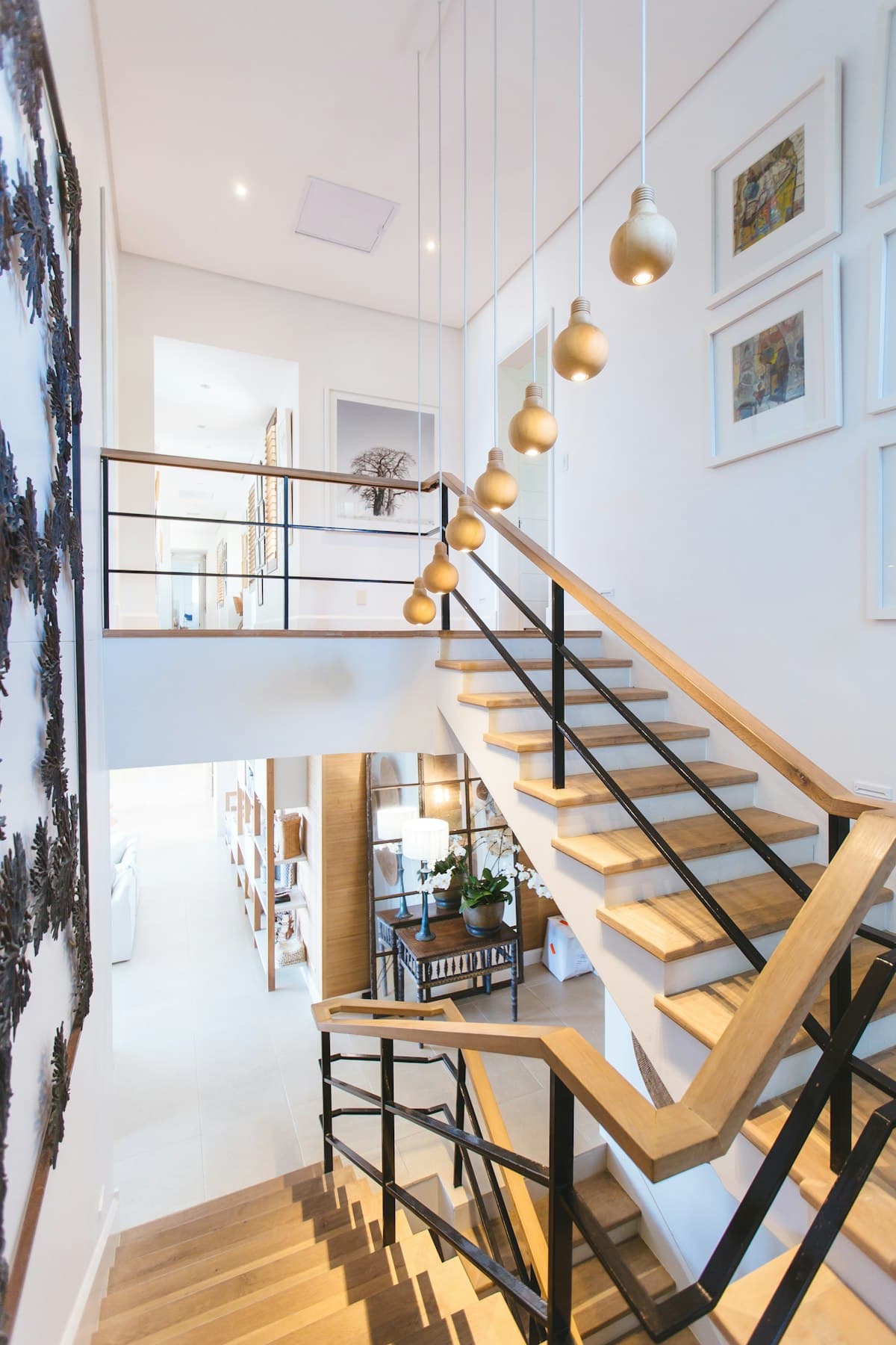 Staircase and finished civil work from a turnkey site handover