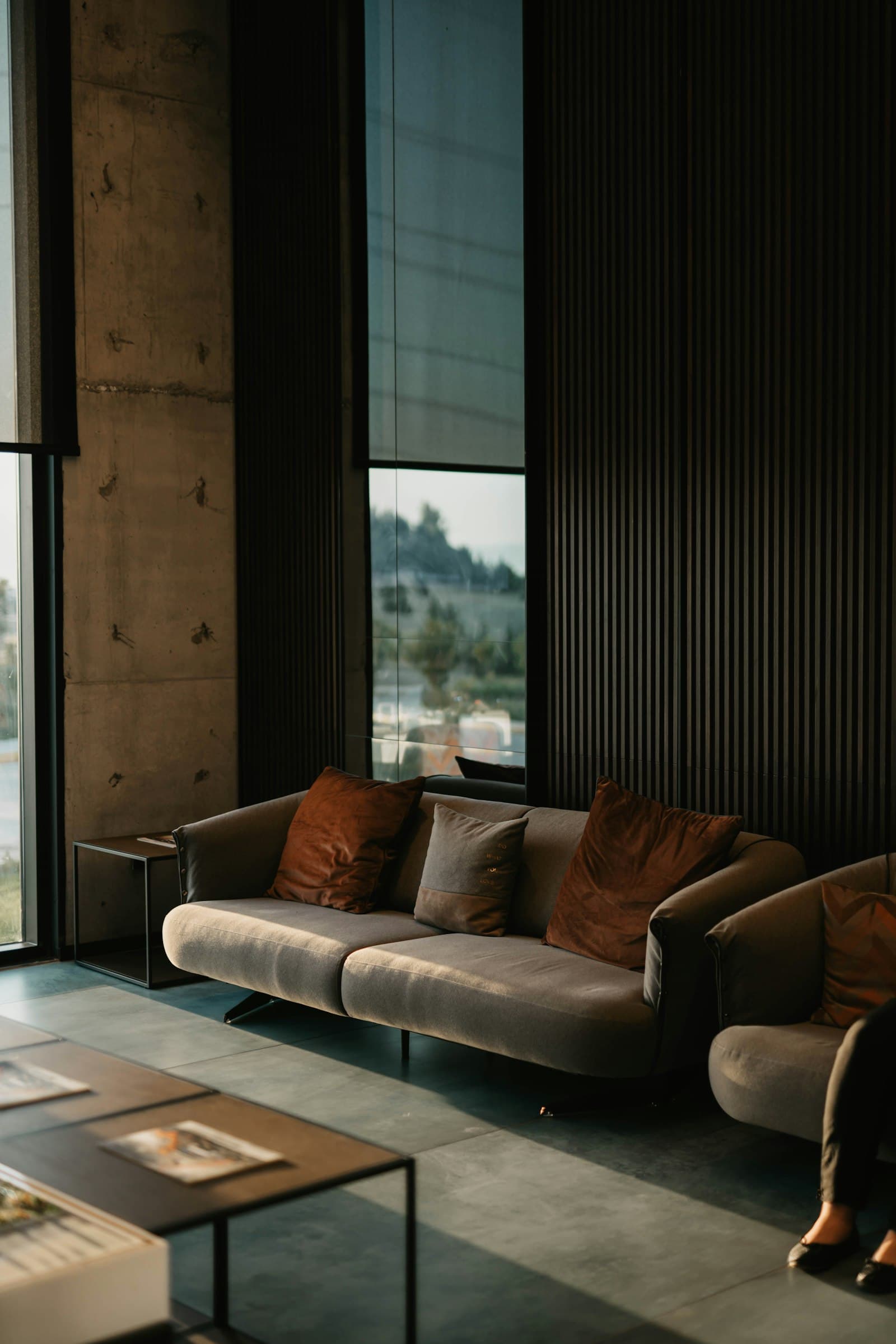 A Quiet Living Room — living space interior in Gurugram